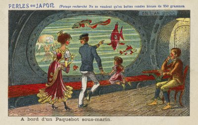 On Board an Underwater Liner in the Year 2000 by European School